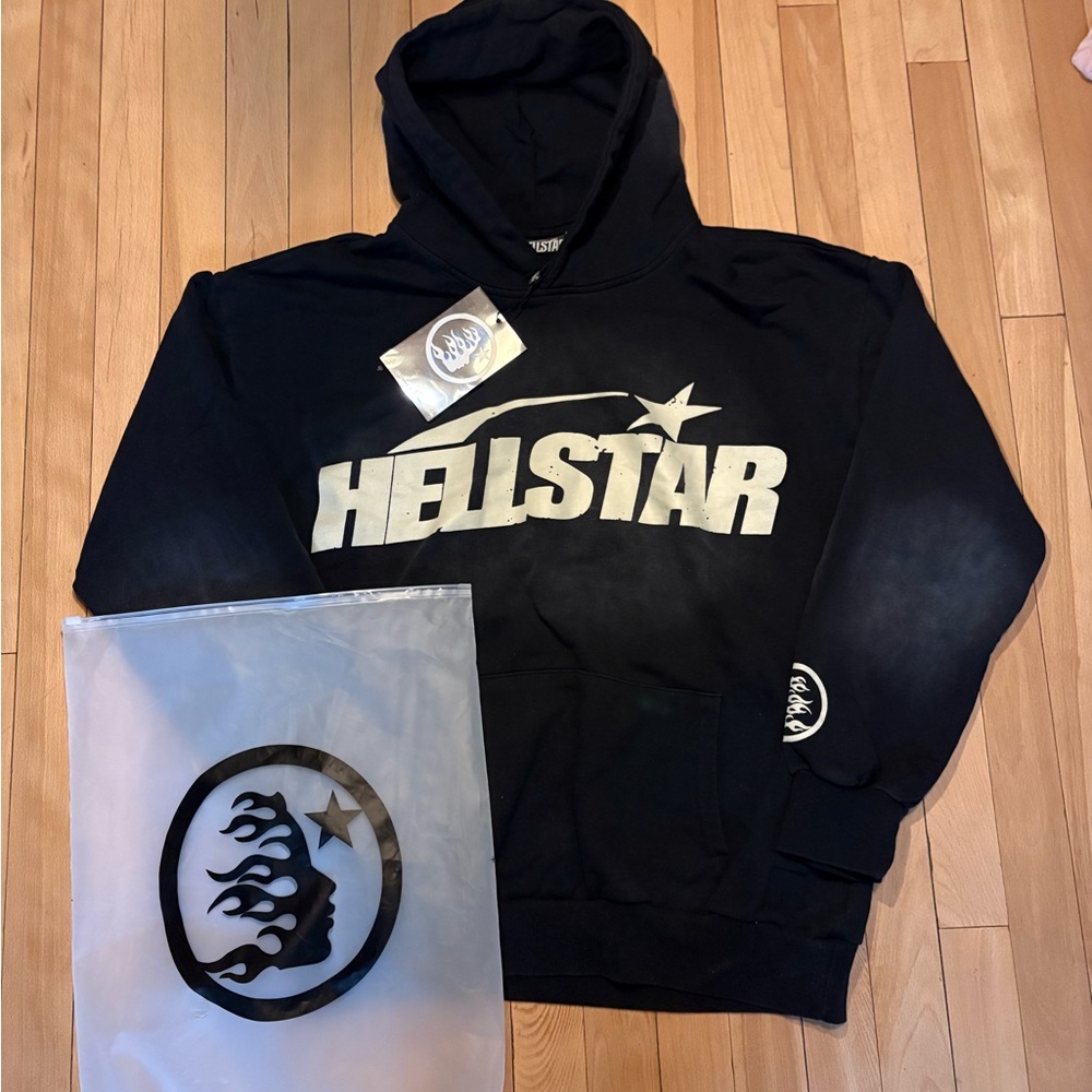 Helstar Men's Black Zip-Up Hoodie
